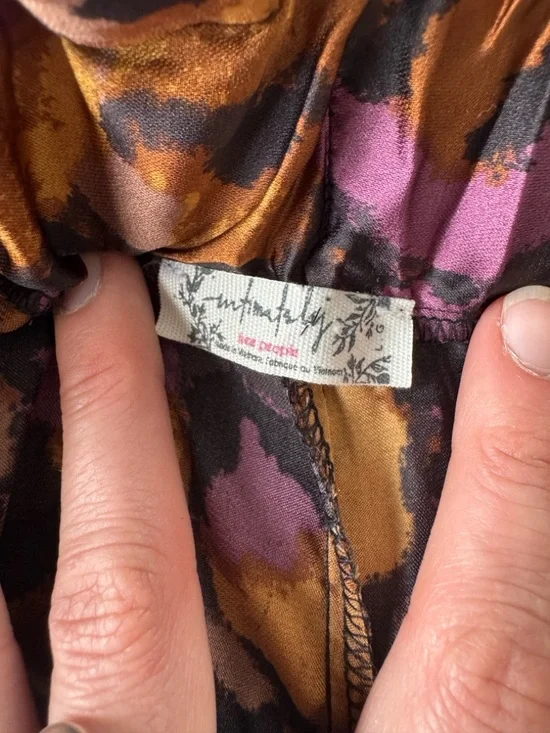 Free People Goddess Lounge Pants in charcoal size L - Picture 4 of 5